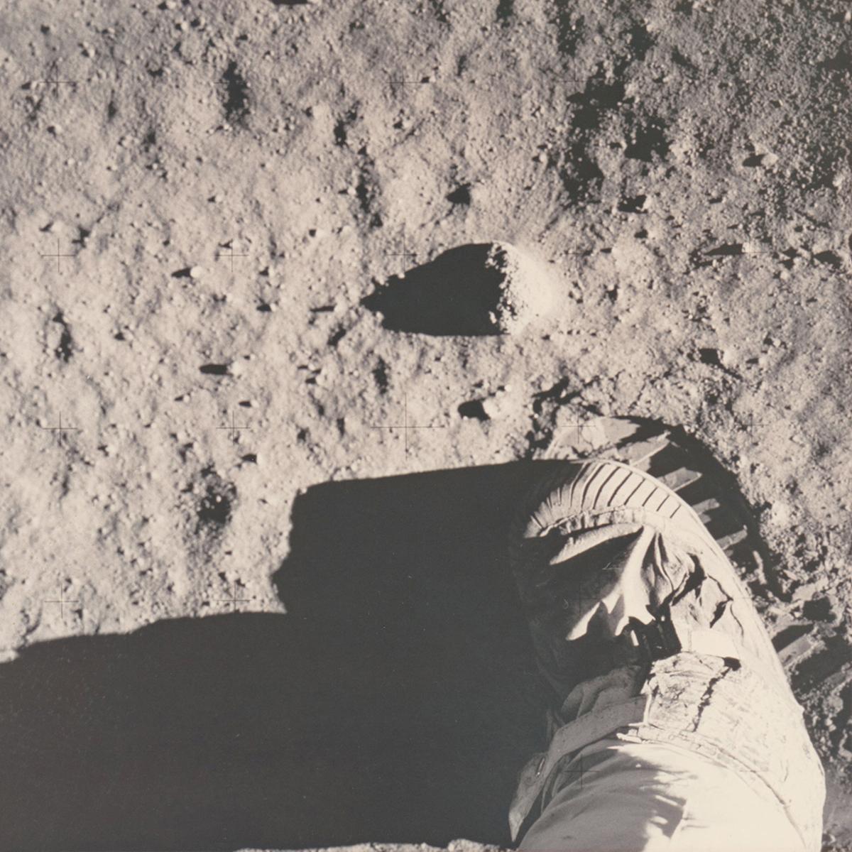 American Vintage NASA Photograph of the Apollo 11 Moon Landing For Sale