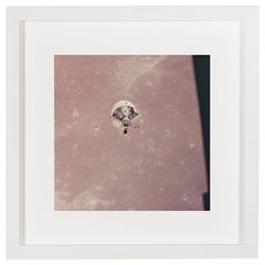 Photographie vintage de la NASA représentant le décollage de la lune d'Apollon 11