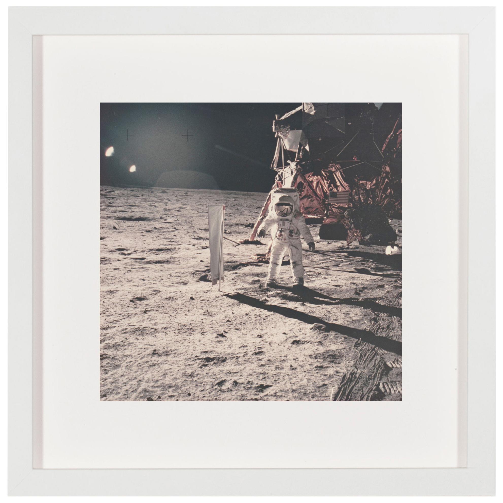 Vintage NASA Photograph of the Apollo 11 Moon Landing For Sale