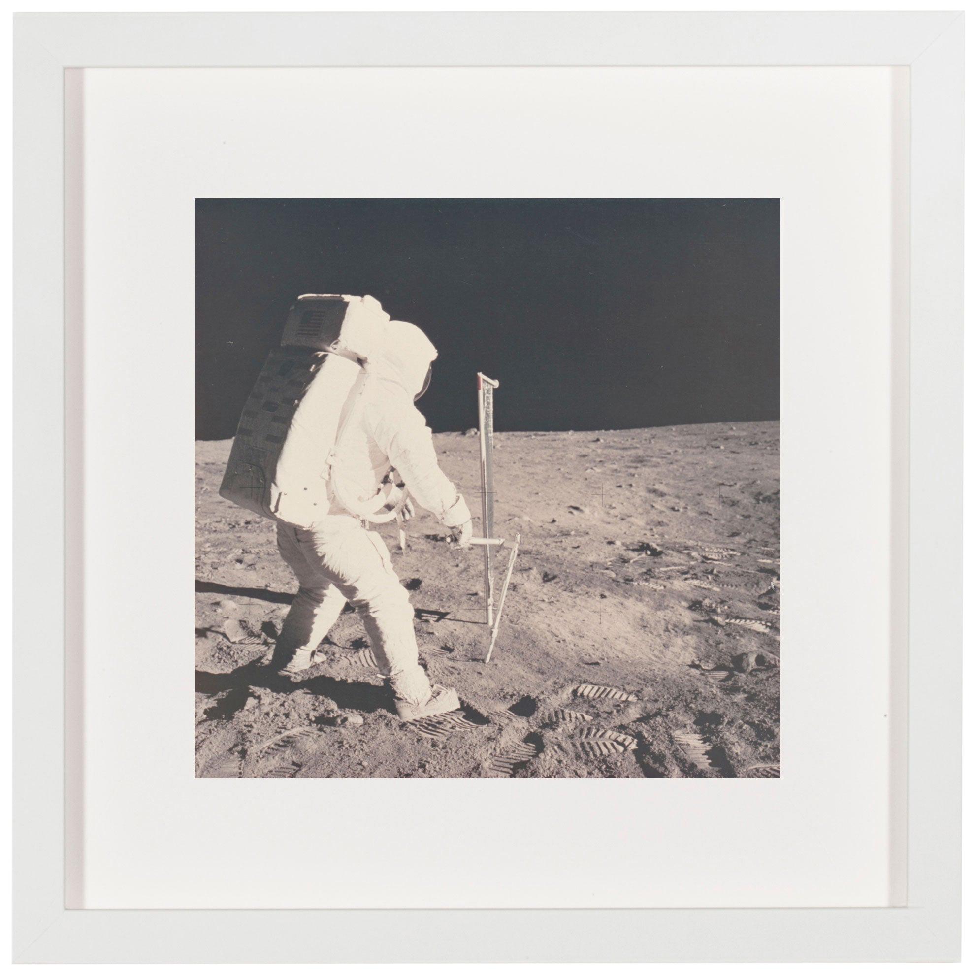 Vintage NASA Photograph of the Apollo 11 Moon Landing For Sale