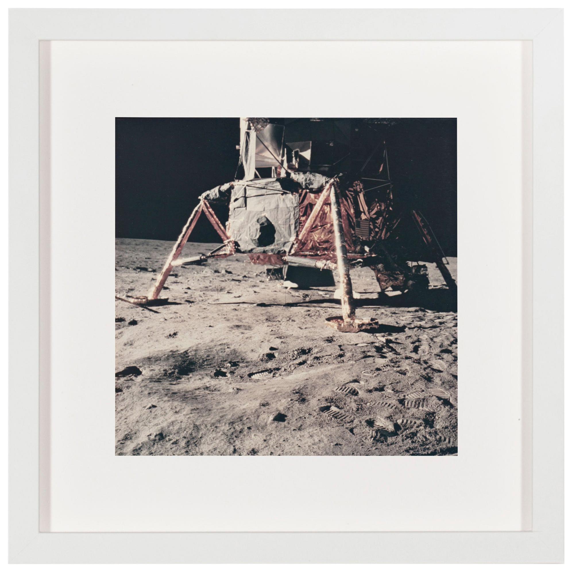 Vintage NASA Photograph of the Apollo 11 Moon Landing For Sale