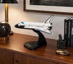 Vintage NASA Space Shuttle Discovery 1:44 Scale Display Model on Stand, 1990s