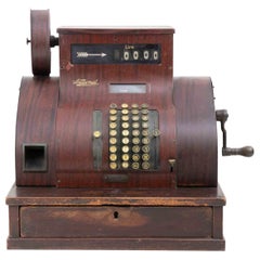 Vintage "National" Cash Register, Italy, 1930s