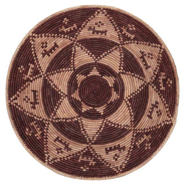 Vintage Native South American Wounaan and Embera Figural Woven Reed ...