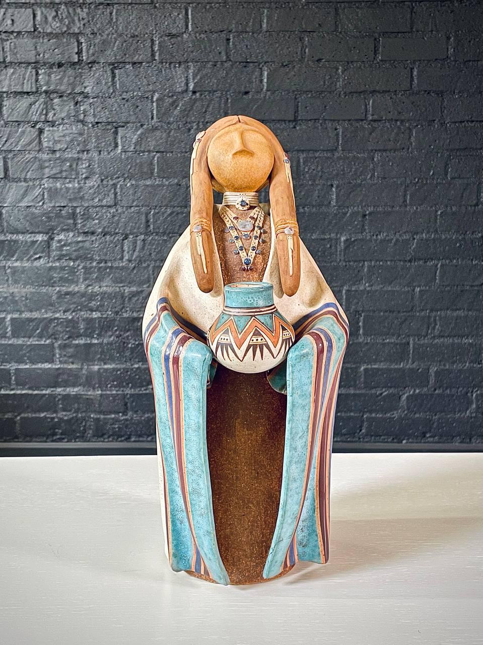 Altro Scultura in ceramica vintage di Terry Slonaker 