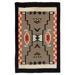 Tapis Navajo amérindien vintage 3'9 X 5'1