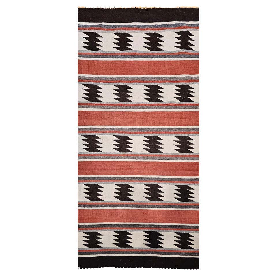 Vintage Native American Navajo Area Rug For Sale at 1stDibs
