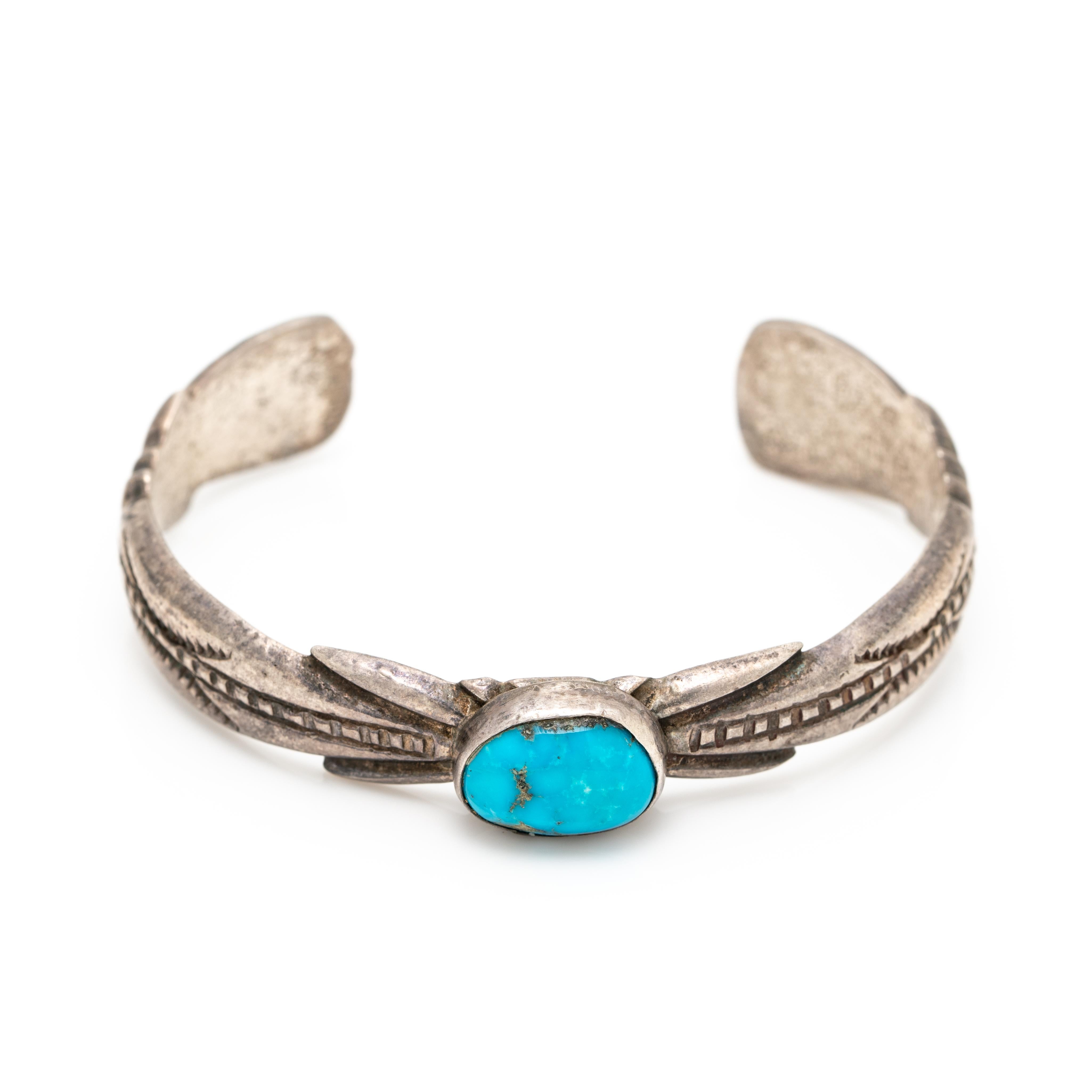 vintage turquoise cuff bracelet