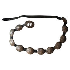 Argento Navajo d'epoca in argento sterling  cappello cintura Vecchio pegno Gioielli