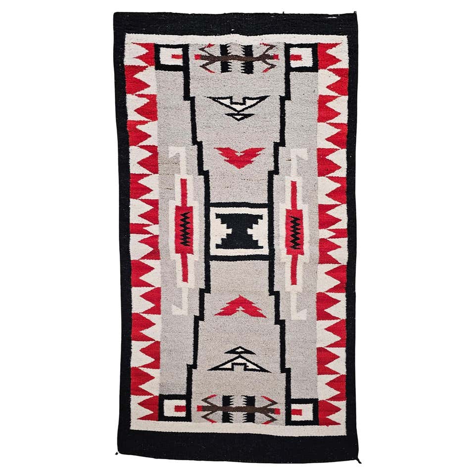 Vintage Native American Navajo Area Rug For Sale at 1stDibs