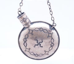 Vintage Native American Navajo Tobacco Flask