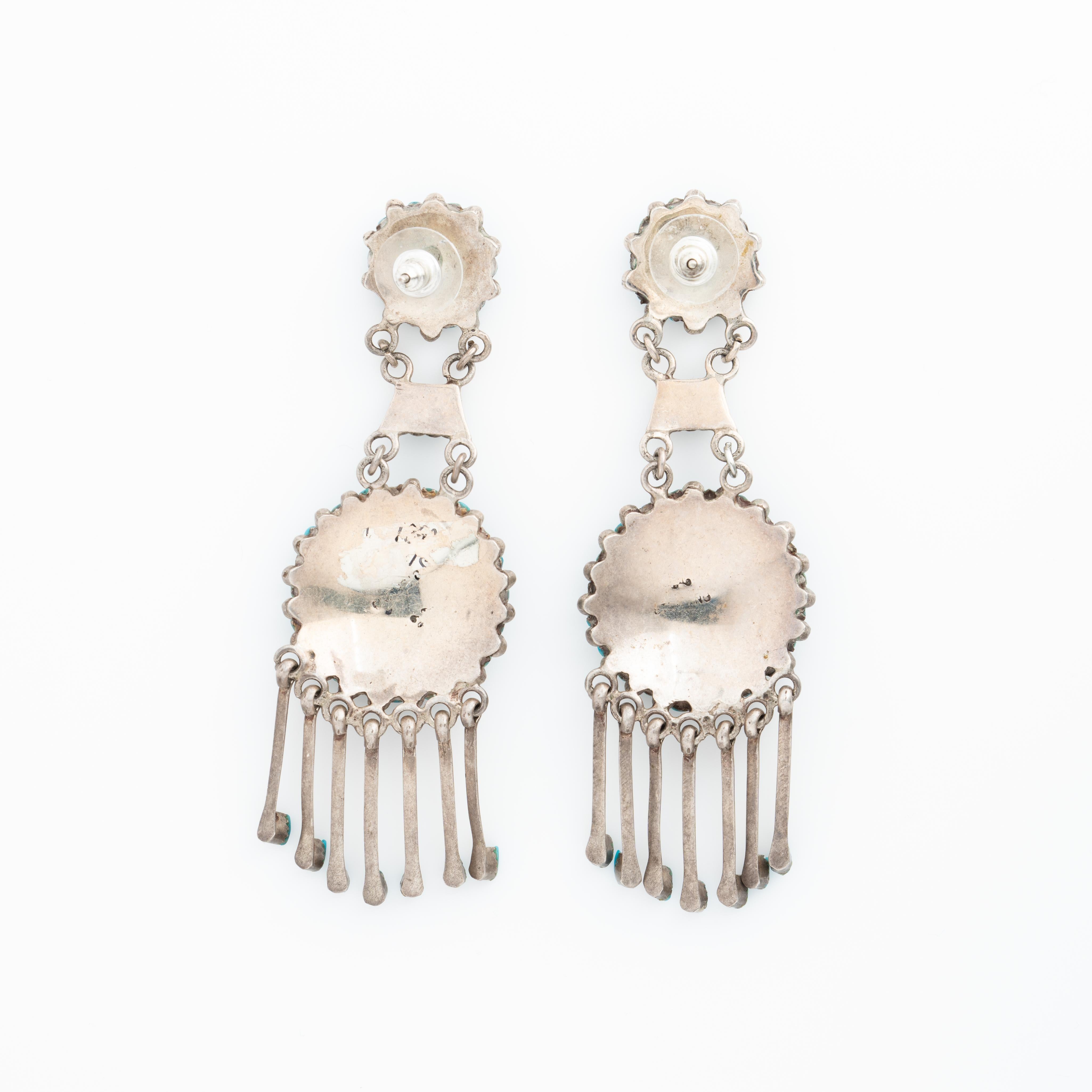 native american fringe earrings