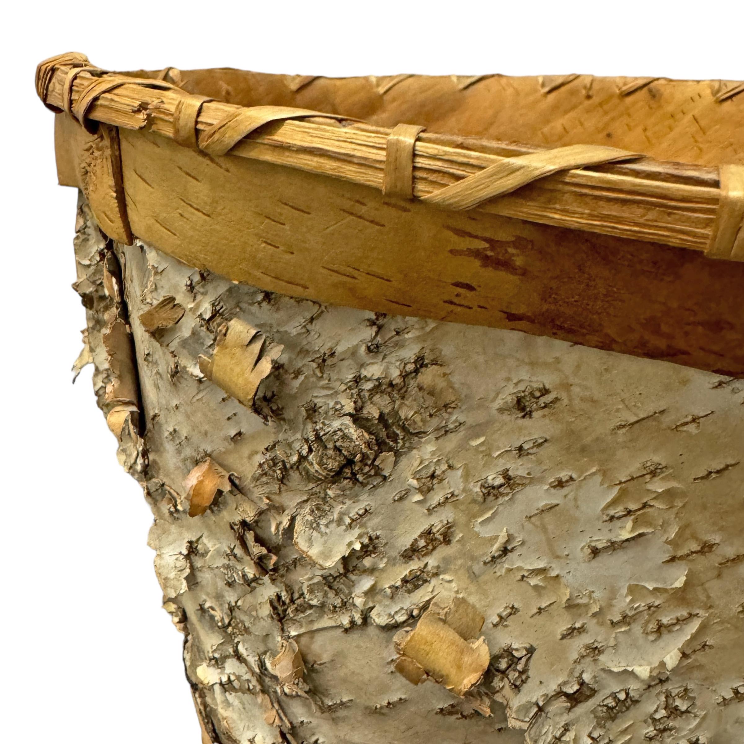 Cestino di bacche di corteccia di betulla Chippewa d'epoca in vendita 2