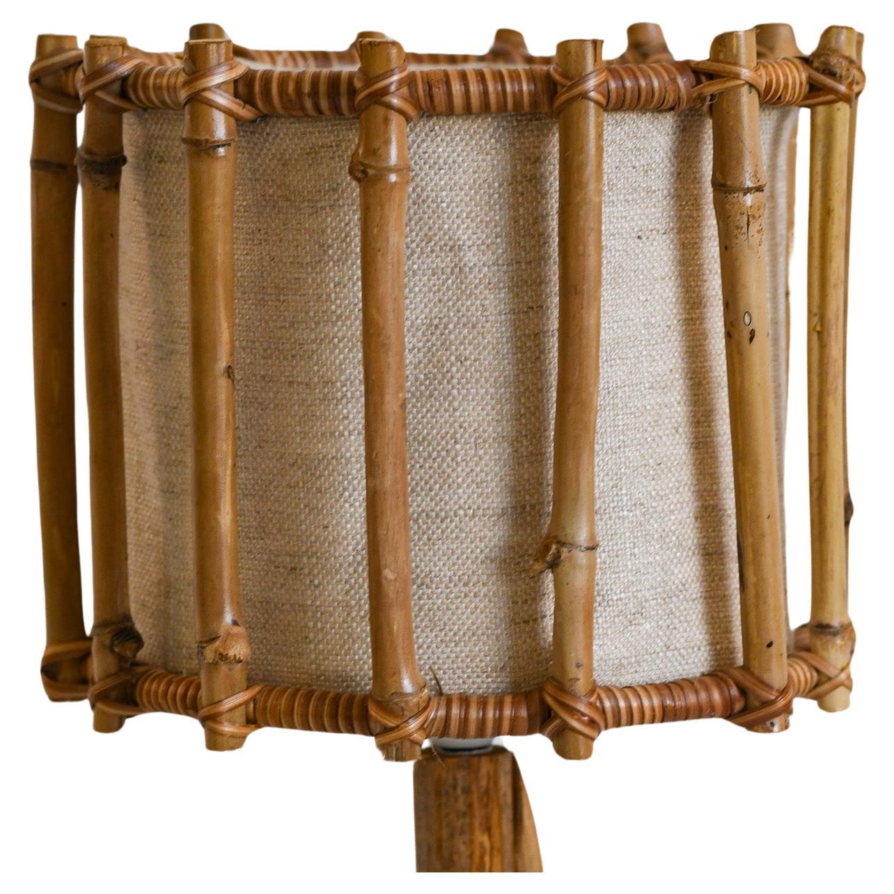 Vintage Natural Bamboo Shade For Sale