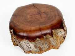 Vintage Natural Edge Hand Made Wooden Box