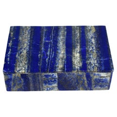 Vintage Natural Lapis Lazuli Box Beech Forest 2