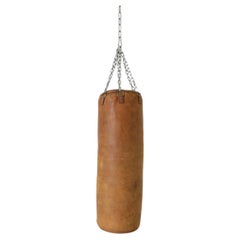 Used Natural Leather Punching Bag