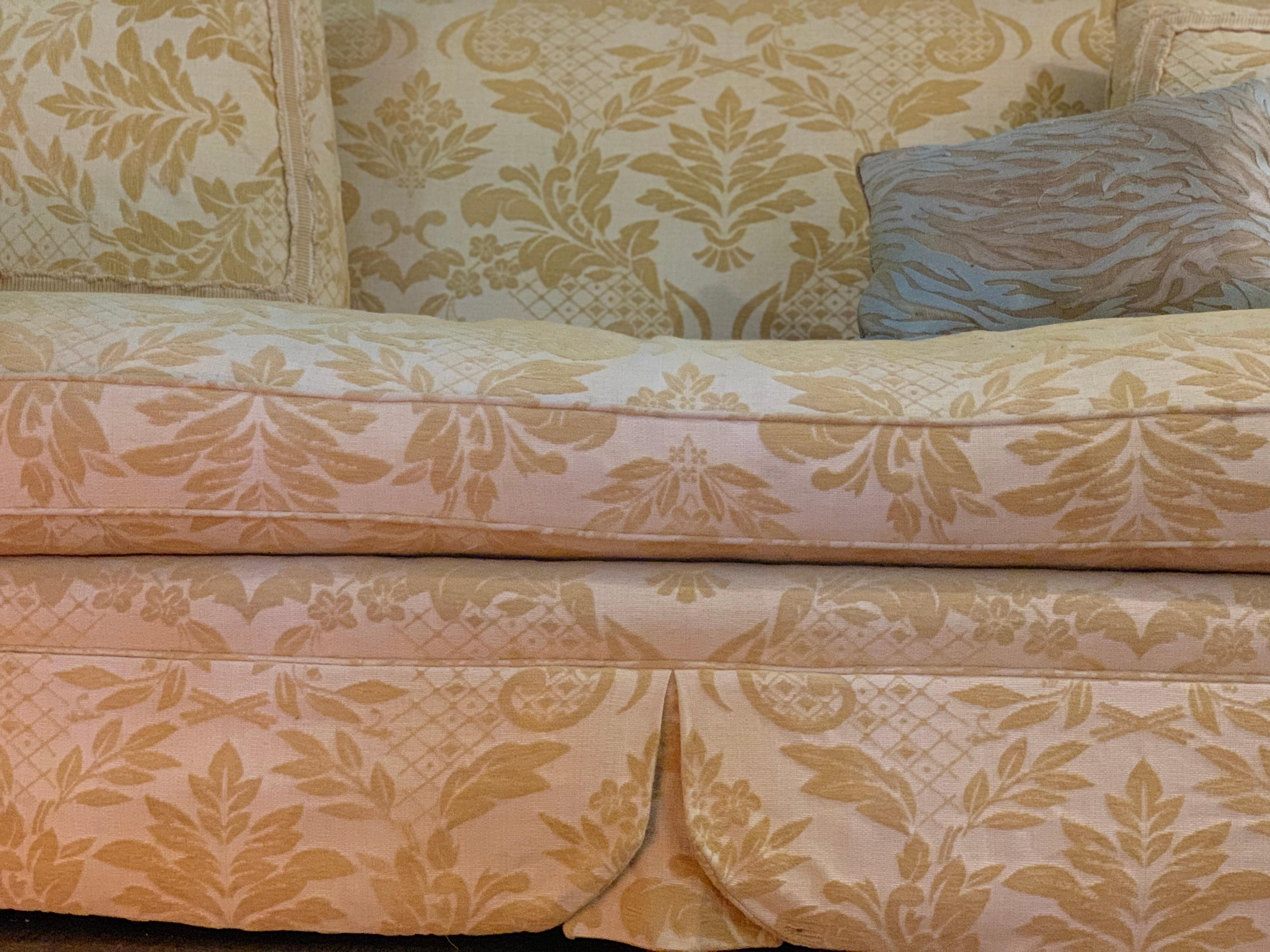 brocade sofa