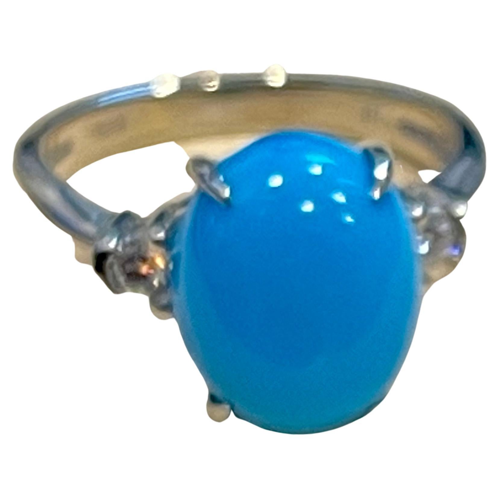 vintage sleeping beauty turquoise ring
