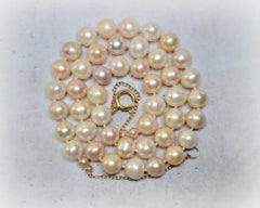 Vintage Natural Pearl Necklace