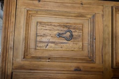 Vintage Natural Wood Indonesian Armoire