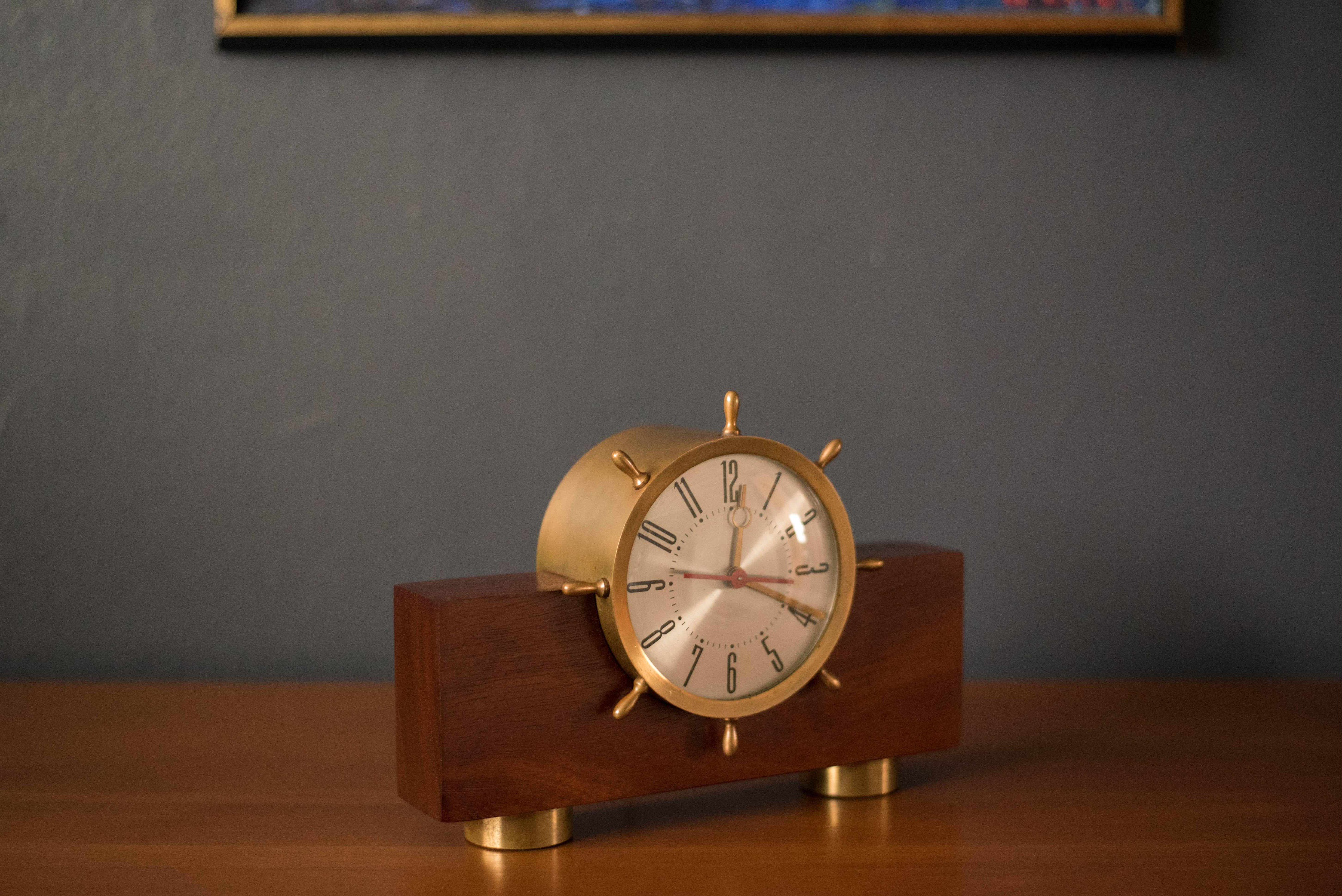 nautical mantel clock