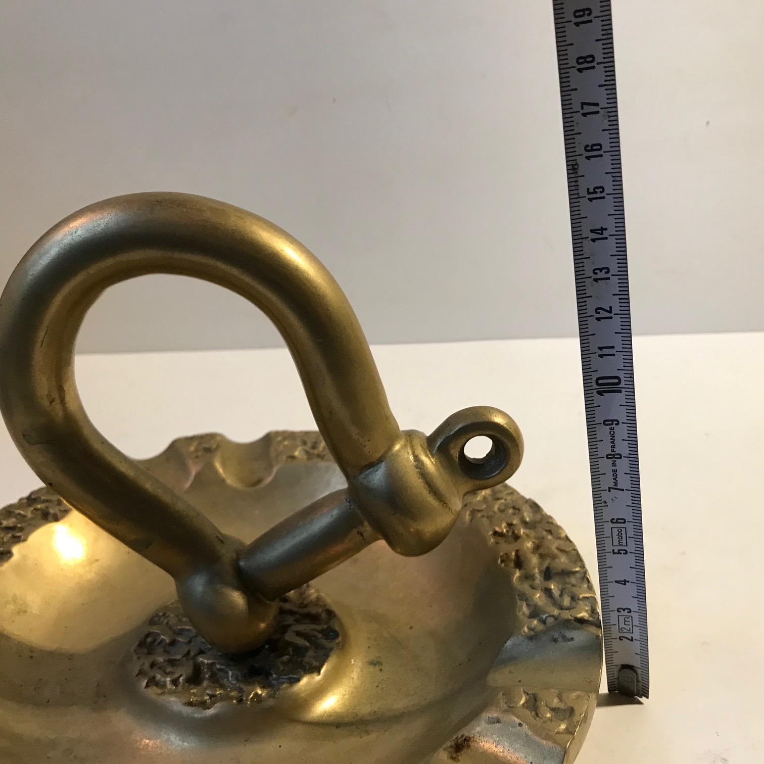 Nautisches Zigarren-Aschenbecher aus Bronze, skandinavisch, 1950er Jahre im Zustand „Gut“ im Angebot in Esbjerg, DK