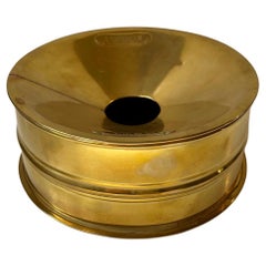 Vintage Nautical Outdoor Ashtray in Brass by Asta Amsterdam