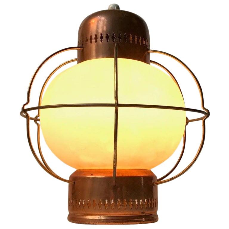 Vintage Nautical Pendant Lamp from Lyfa, 1960s