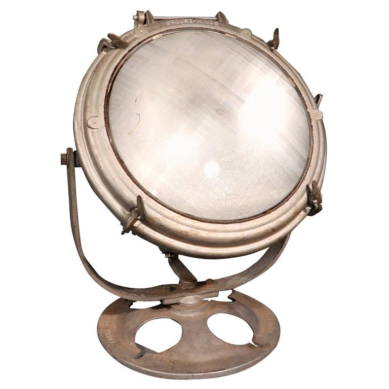 Vintage Nautical Search Light by Crouse Hinds