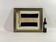 Vintage Nautical Signal Flag in Frame