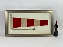 Vintage Nautical Signal Flag in Frame