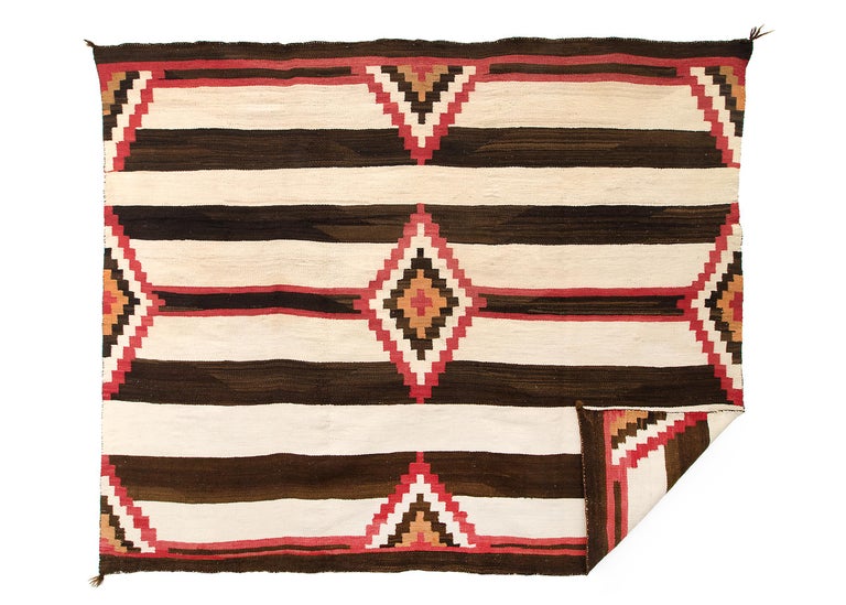 Vintage Navajo Chiefs Blanket, Third Phase Pattern, circa 1900 at 1stDibs