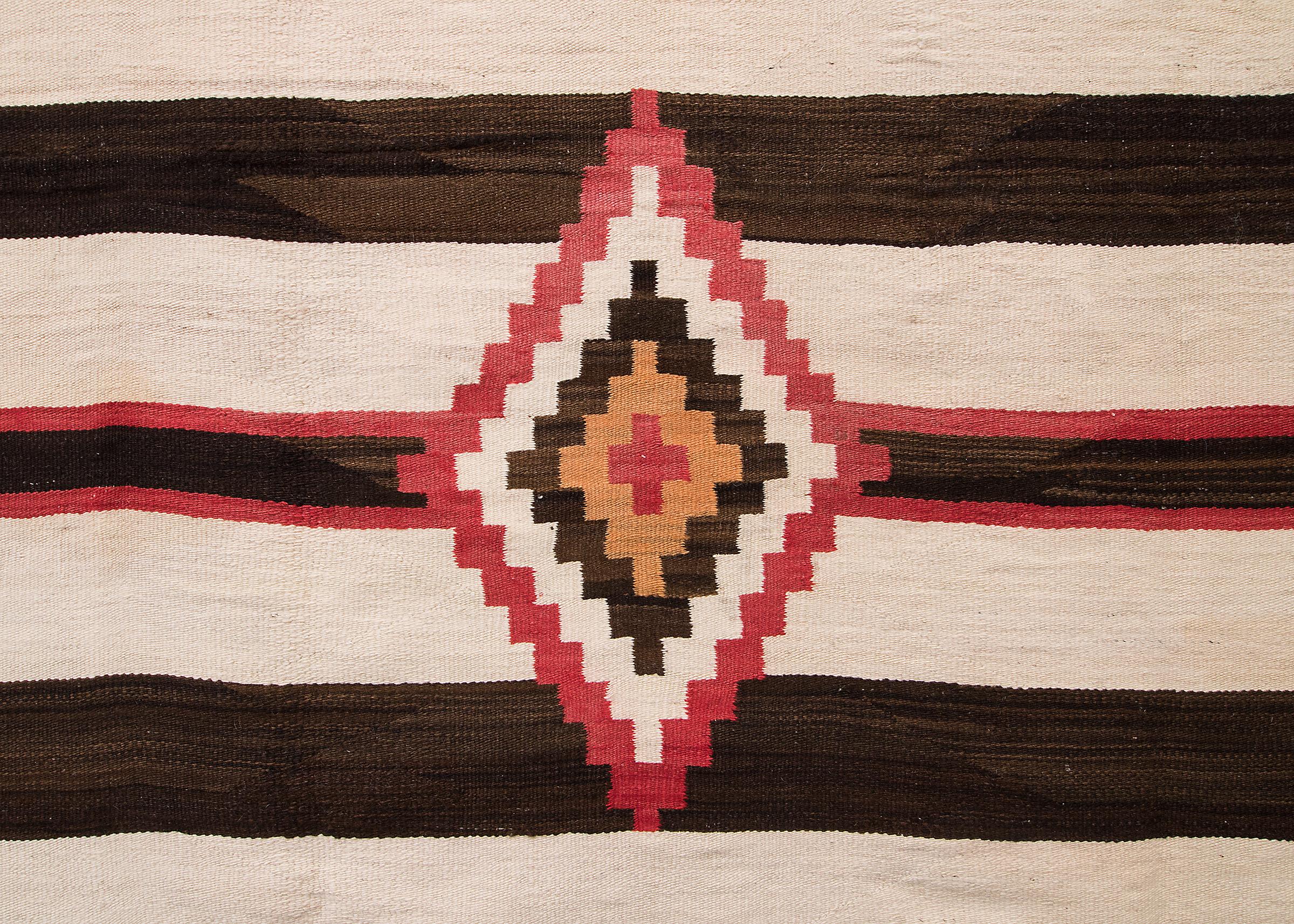 American Vintage Navajo Chiefs Blanket, Third Phase Pattern, circa 1900