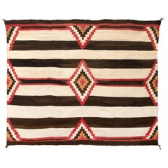 Vintage Navajo Chiefs Blanket, Third Phase Pattern, circa 1900