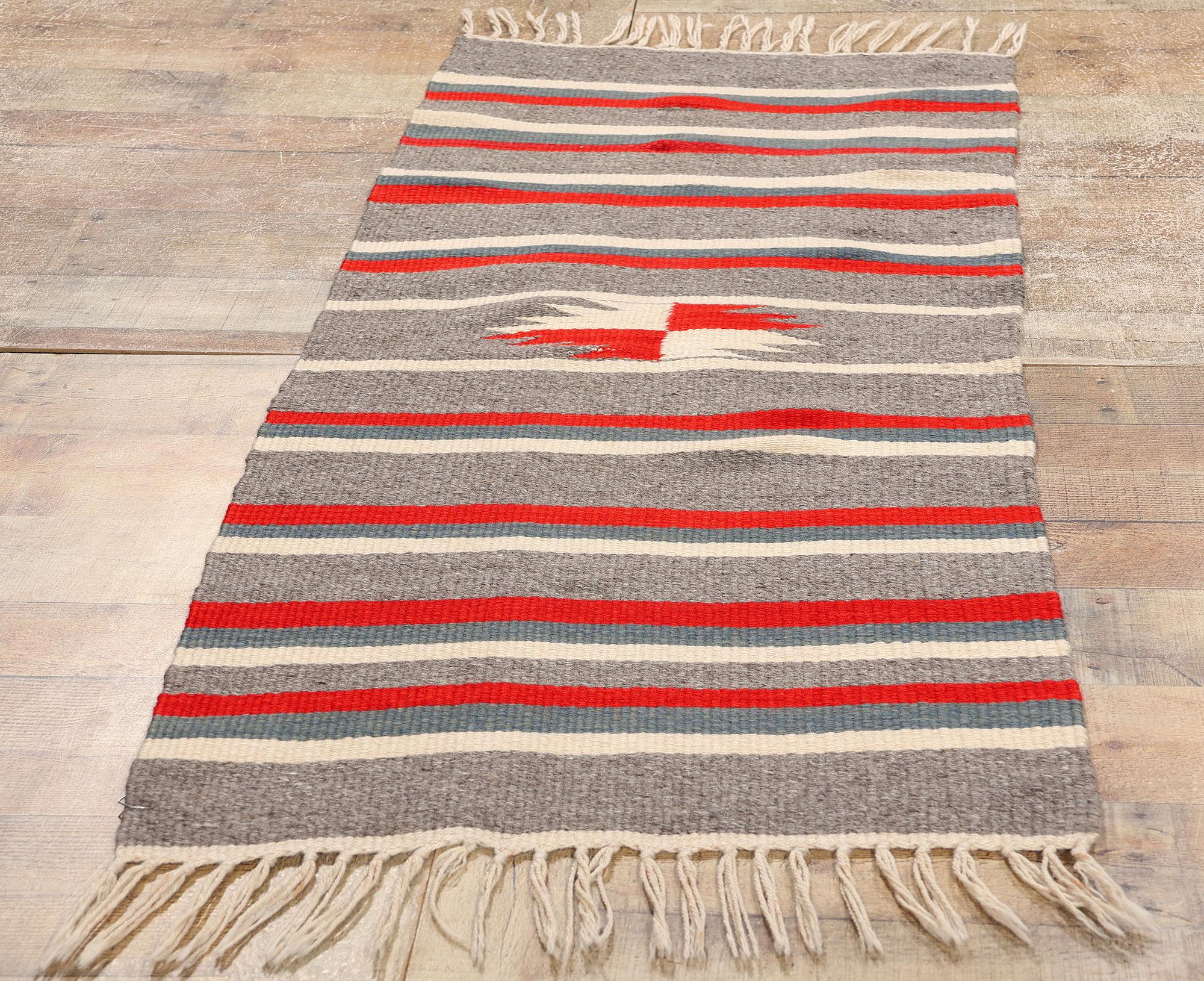 Tapis Chimayo Rio Grande vintage de style Navajo en vente 1