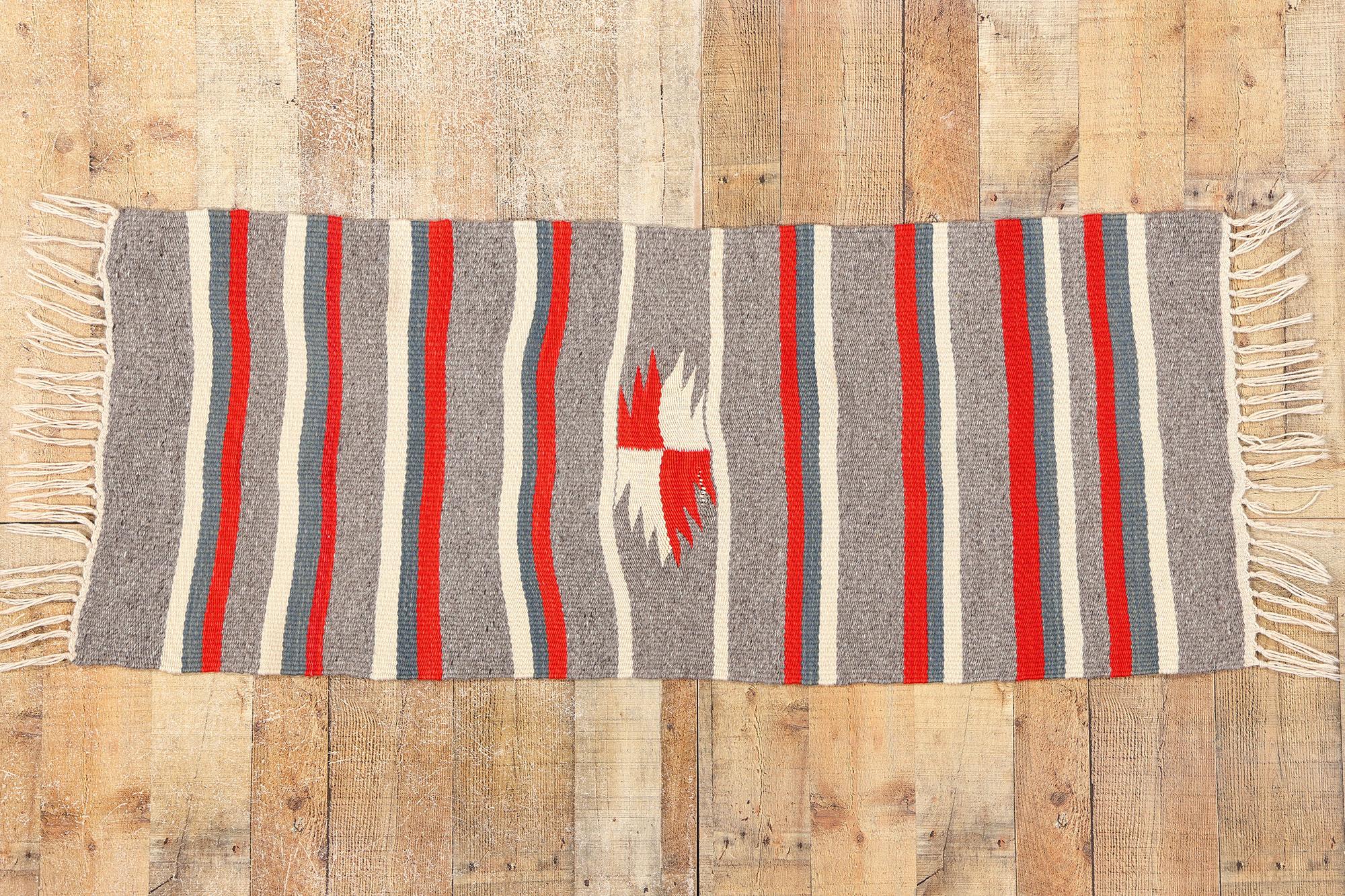 Tapis Chimayo Rio Grande vintage de style Navajo en vente 2