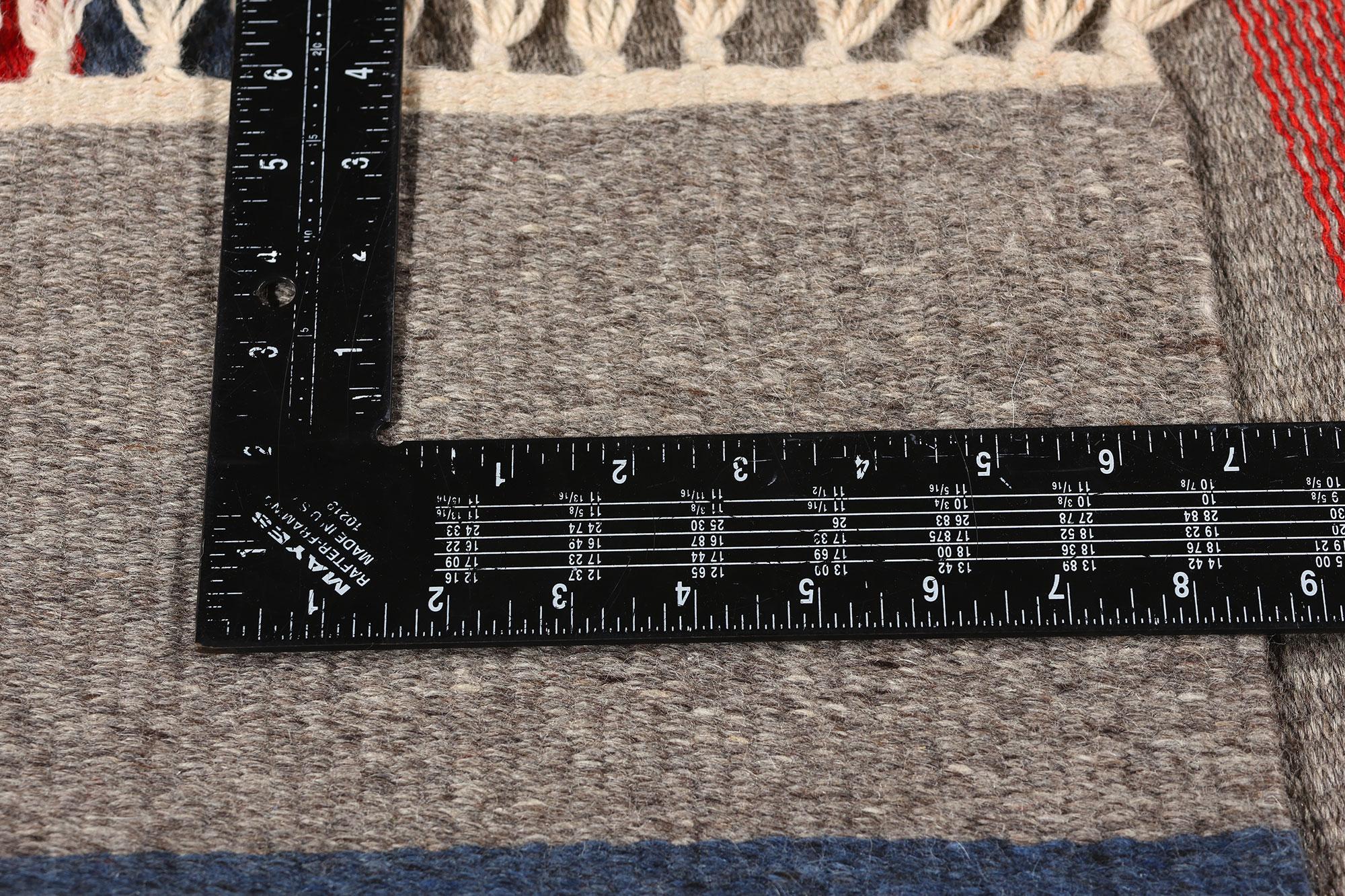 Alfombra de rayas estilo navajo vintage Chimayo Río Grande Runner en Bueno estado para la venta en Dallas, TX