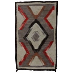 Vintage Navajo Germantown Wool Eyedazzler Rug, circa 1930