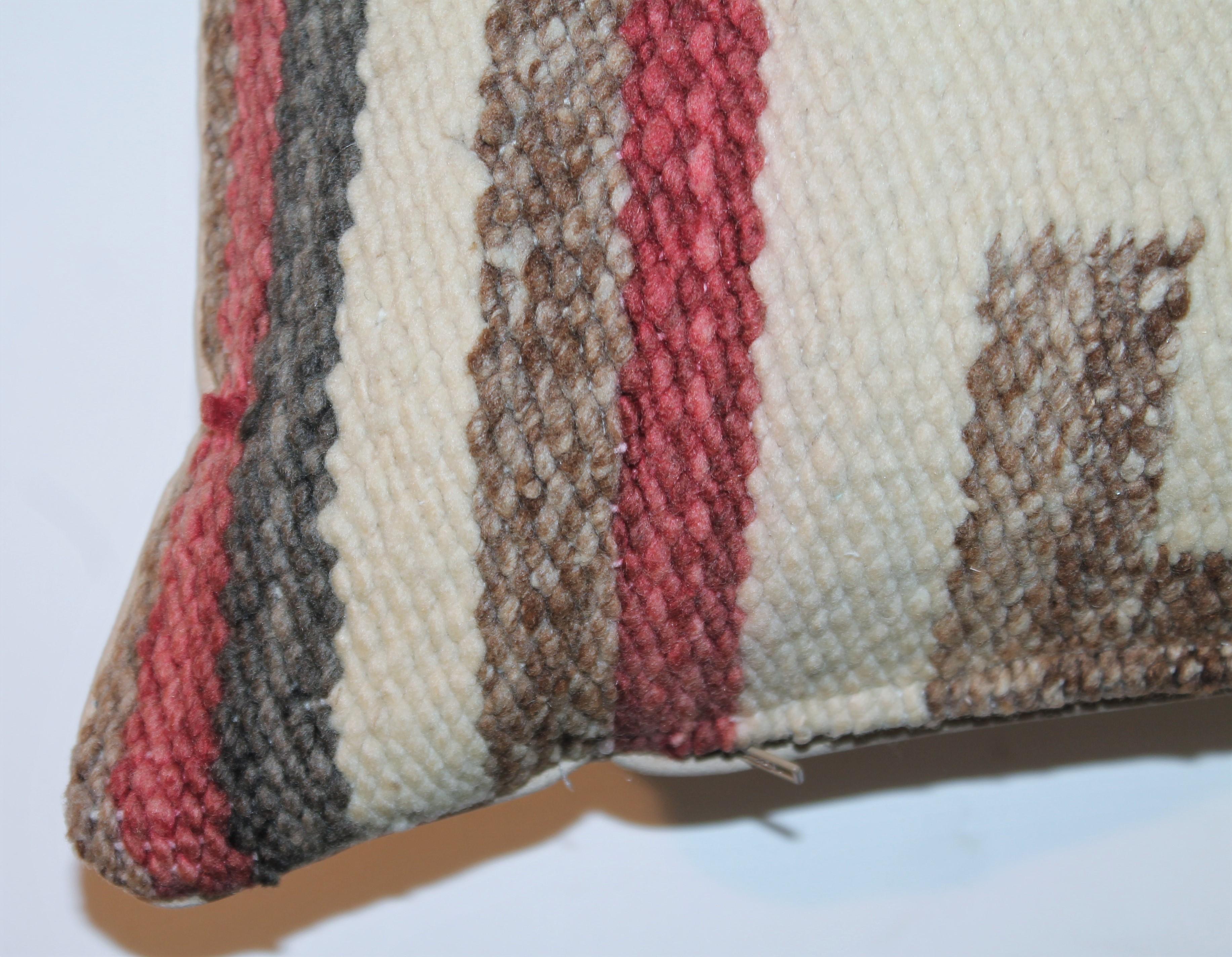 20th Century Vintage Navajo Indian Weaving Bolster Pillow
