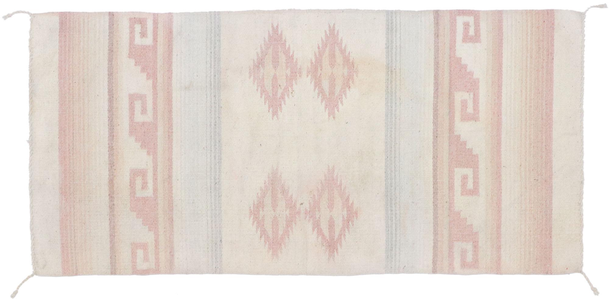 Vintage Navajo Kilim Rug with Southwestern Bohemian Style  For Sale 2