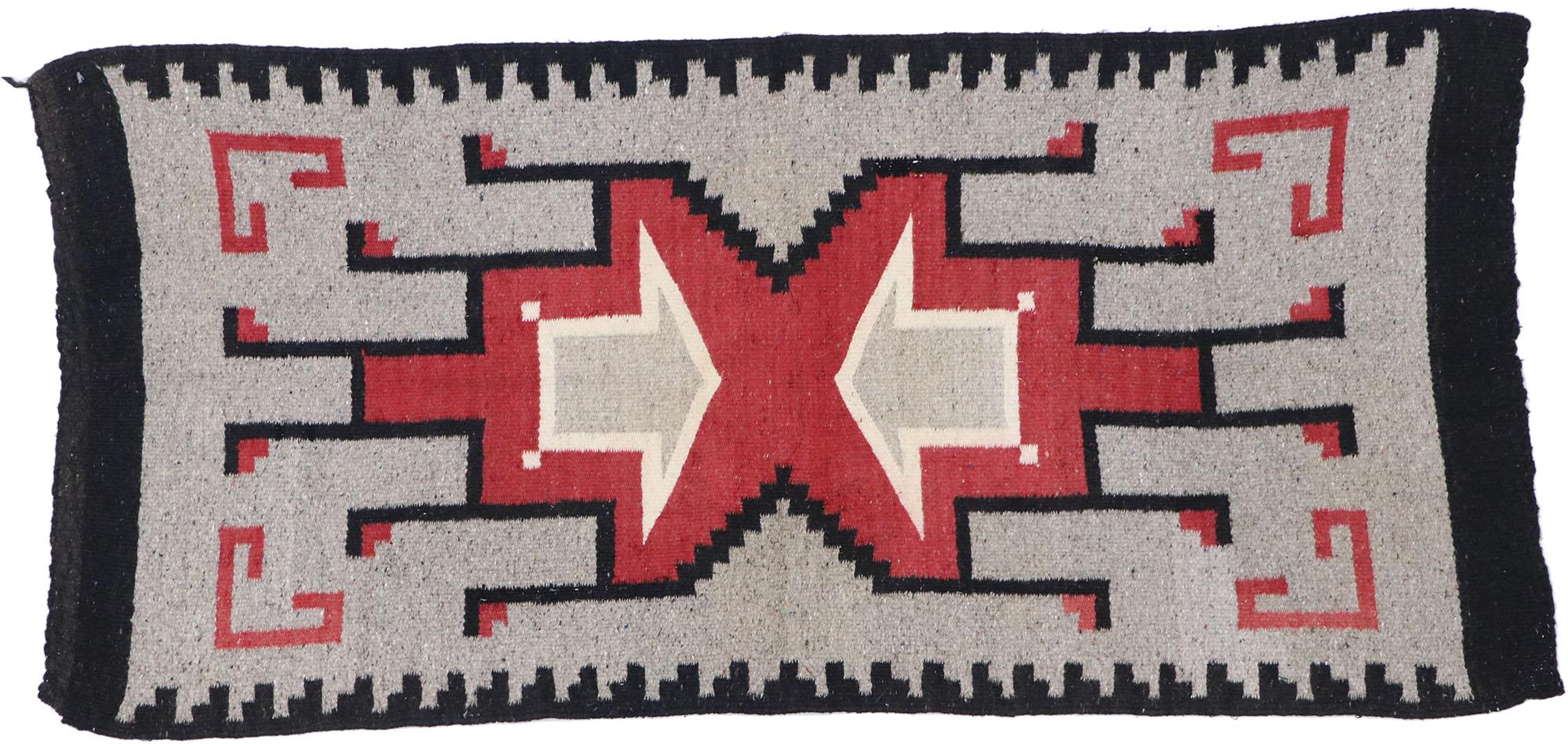 Tappeto vintage in stile Navajo di Klagetoh con stile nativo americano, 02'04 X 04'11 in vendita 1