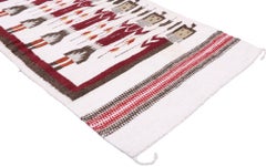 1960's Southwestern-Style Yeibichai-Figure Kilim Rug