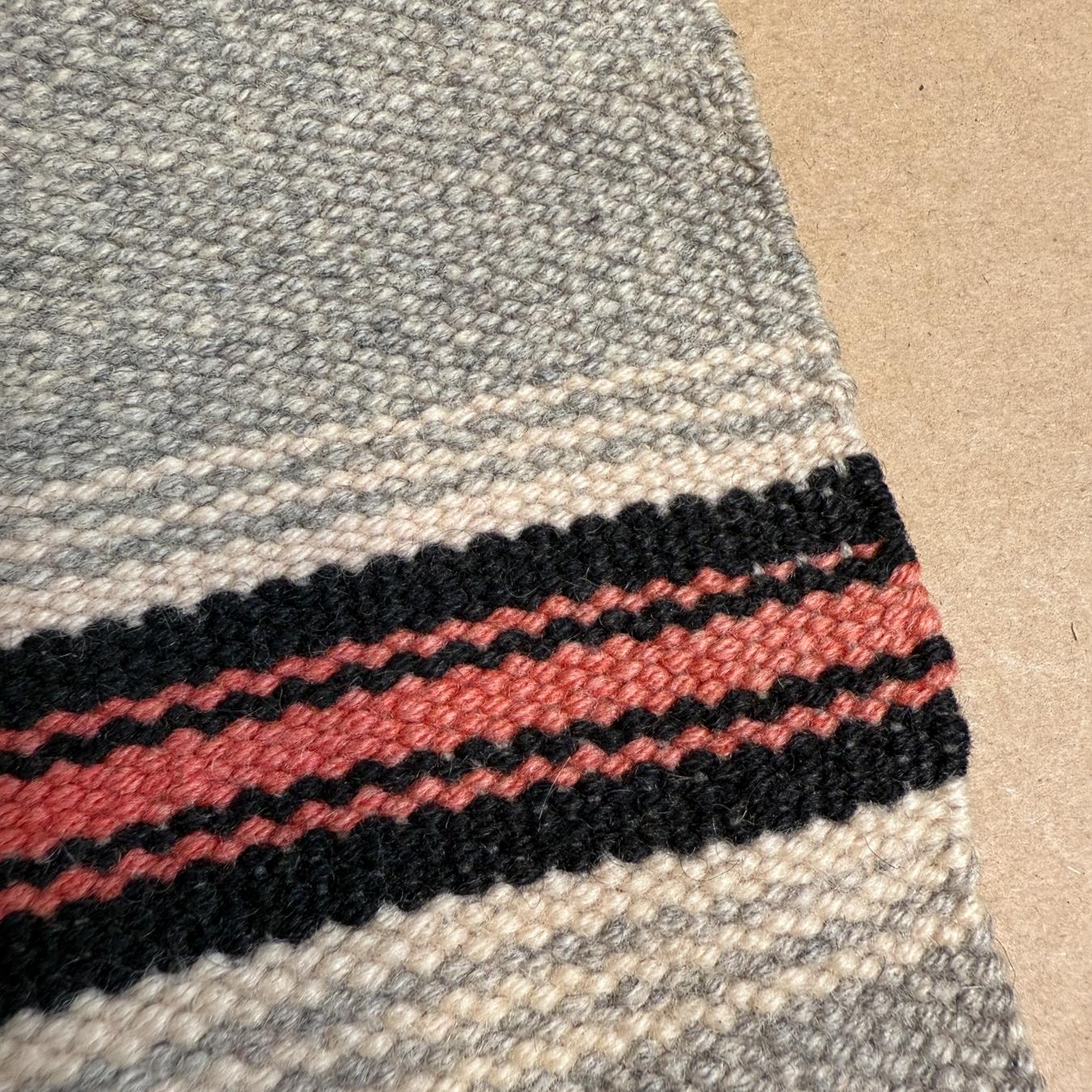20th Century Vintage Navajo Native American Small Woven Rug Tapestry For Sale