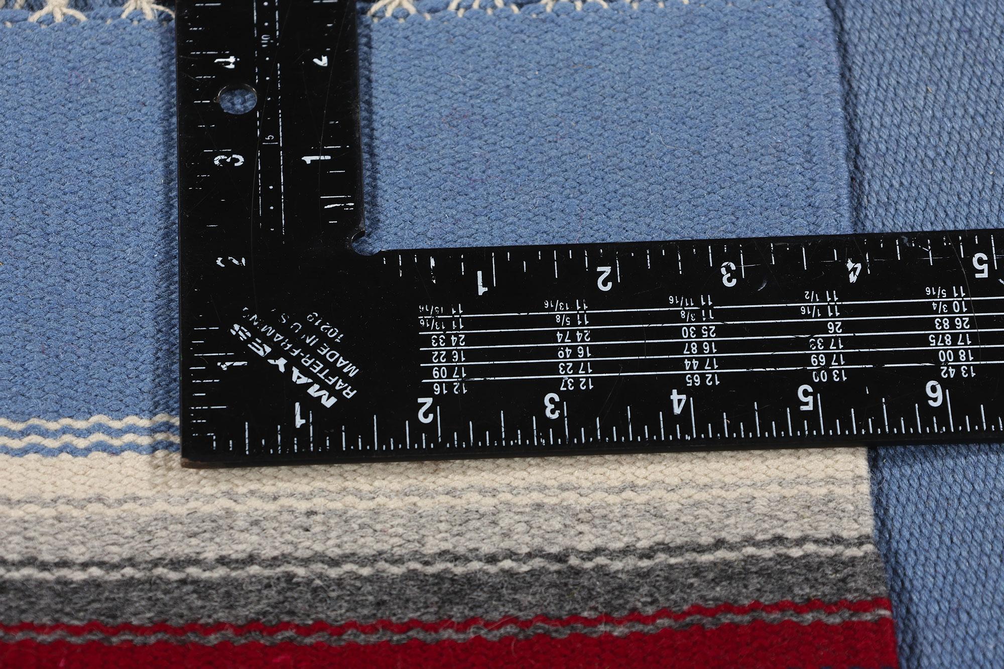 Vintage Navajo-Stil New Mexico Chimayo Blanket Teppich (Wolle) im Angebot