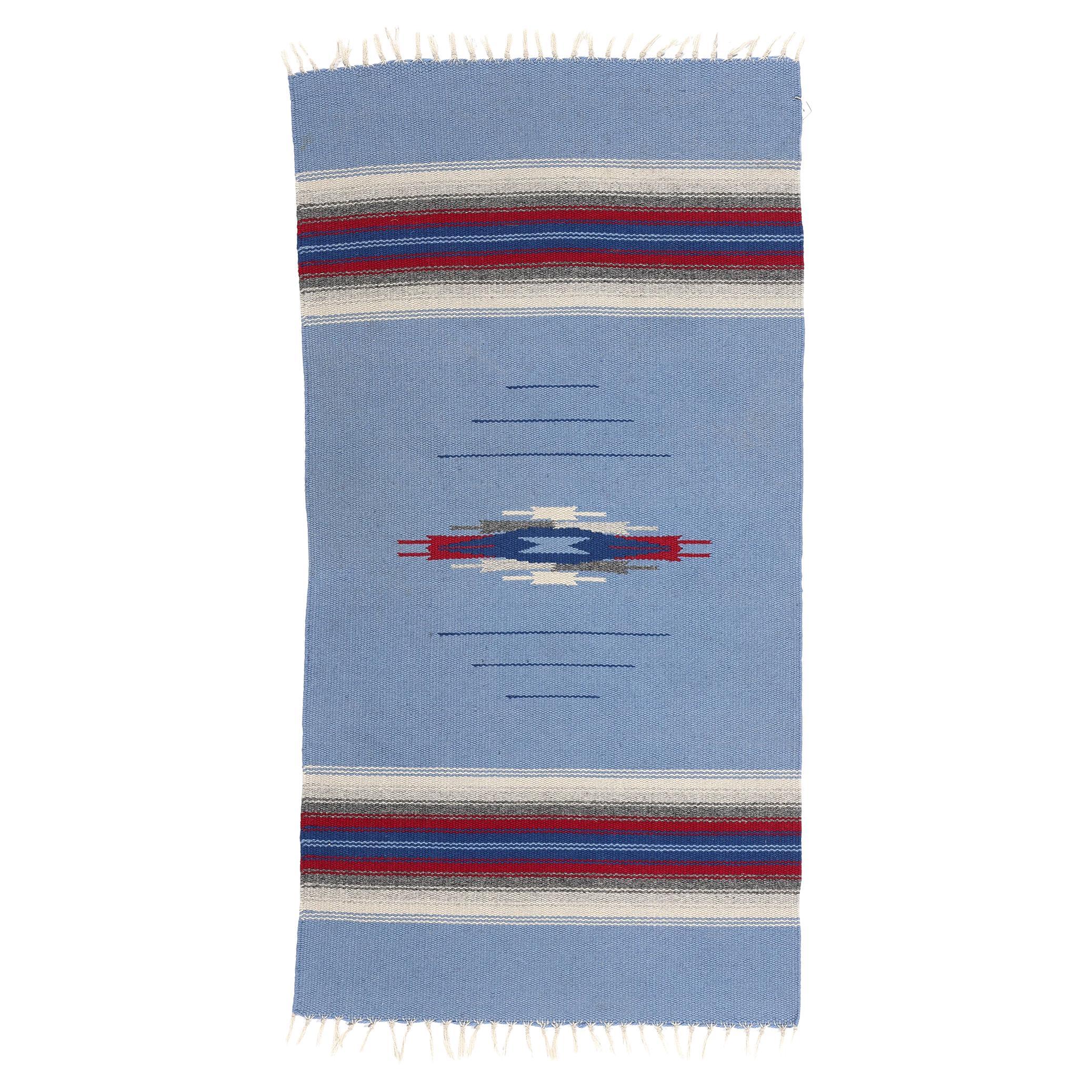 Vintage Navajo New Mexico Chimayo Blanket Rug