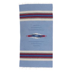 Used Navajo New Mexico Chimayo Blanket Rug