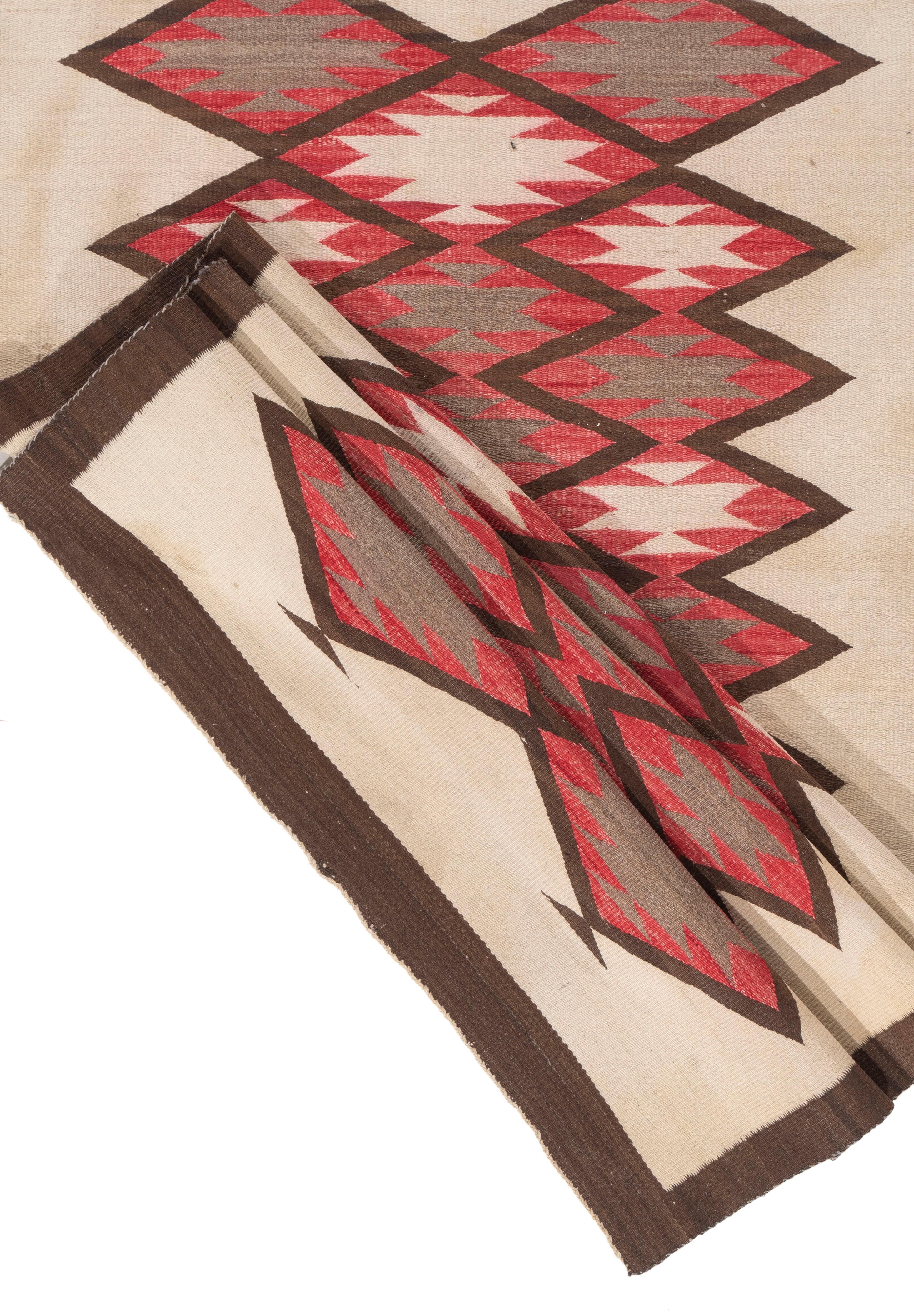 20th Century Vintage Navajo Rug 3'5 X 6'10 For Sale