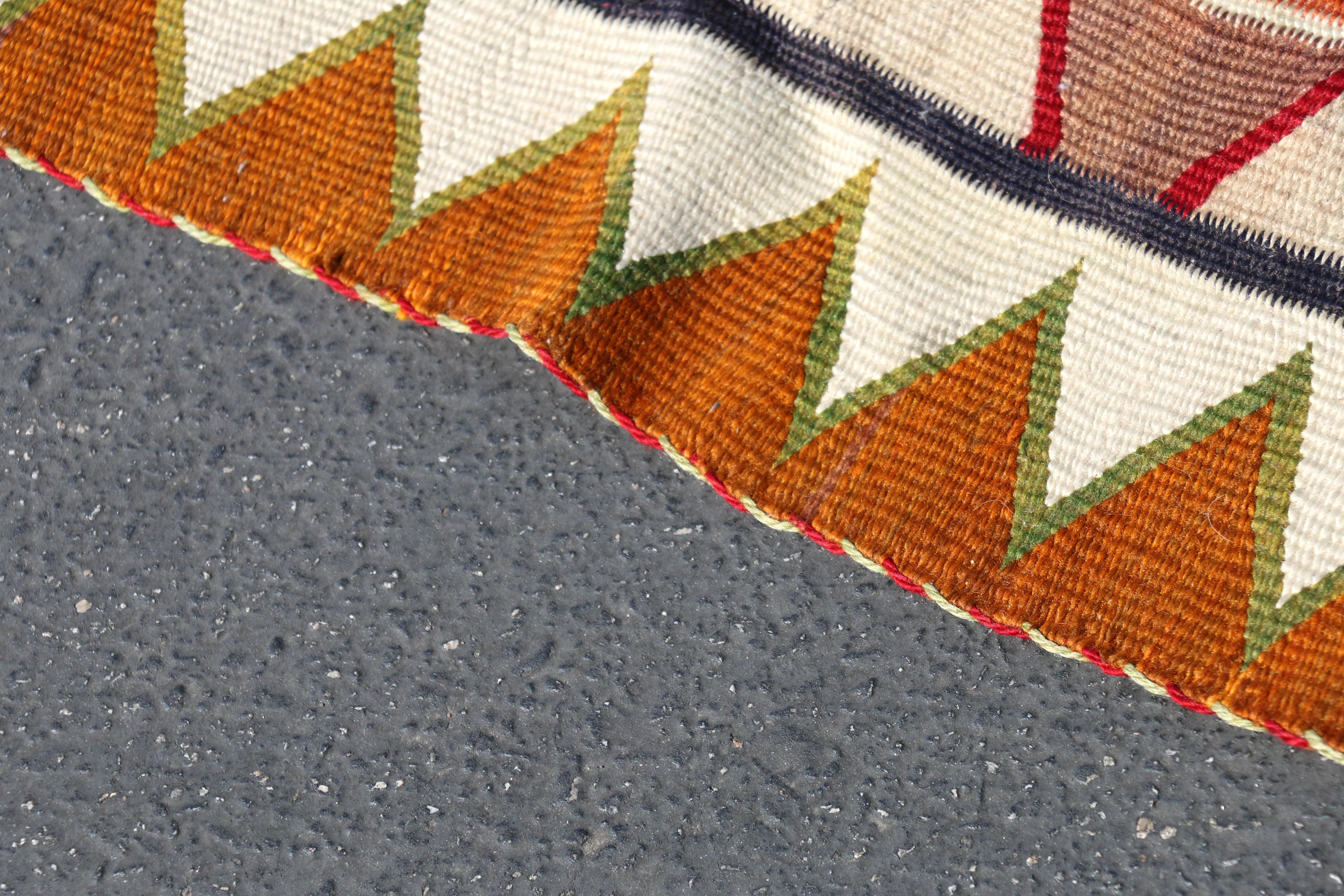 Tappeto Vintage Navajo 8' X 4'5 in vendita 7