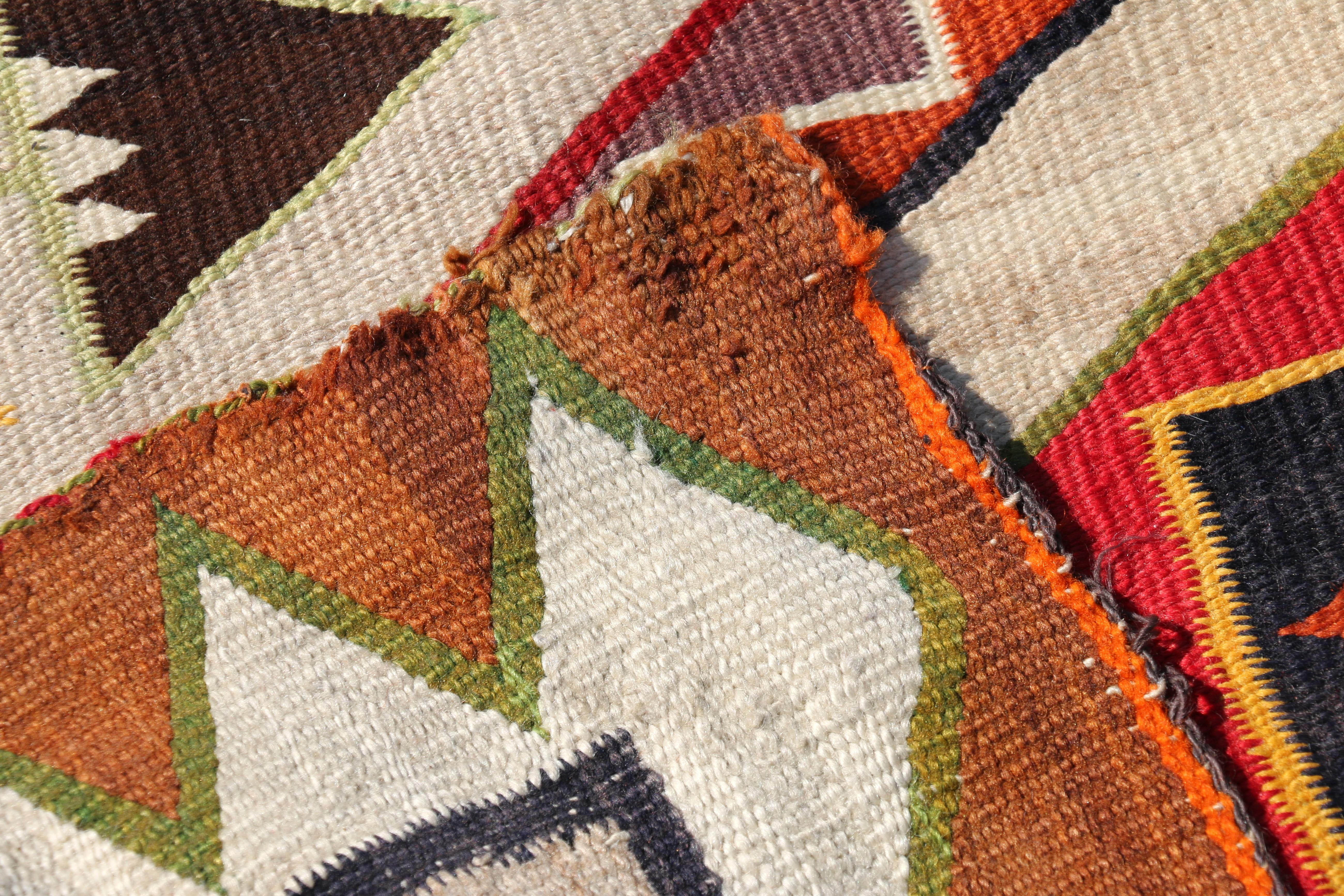 Tappeto Vintage Navajo 8' X 4'5 in vendita 9